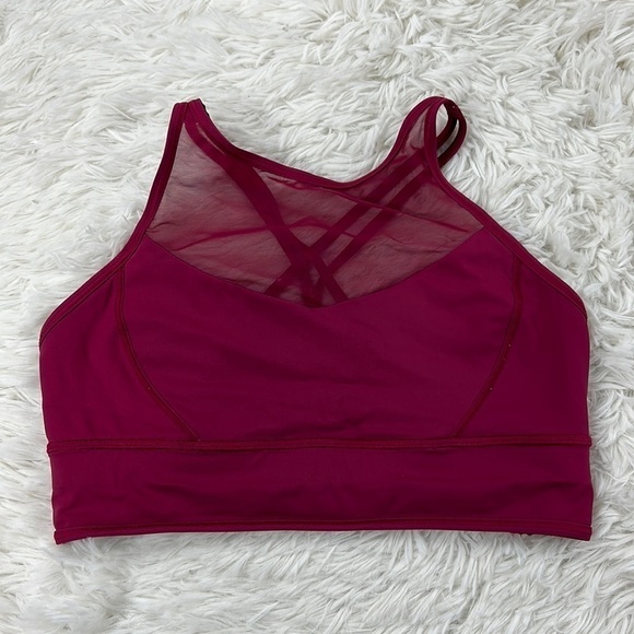 Lululemon Wake & Train Long Line Bra Star Ruby - Picture 1 of 3